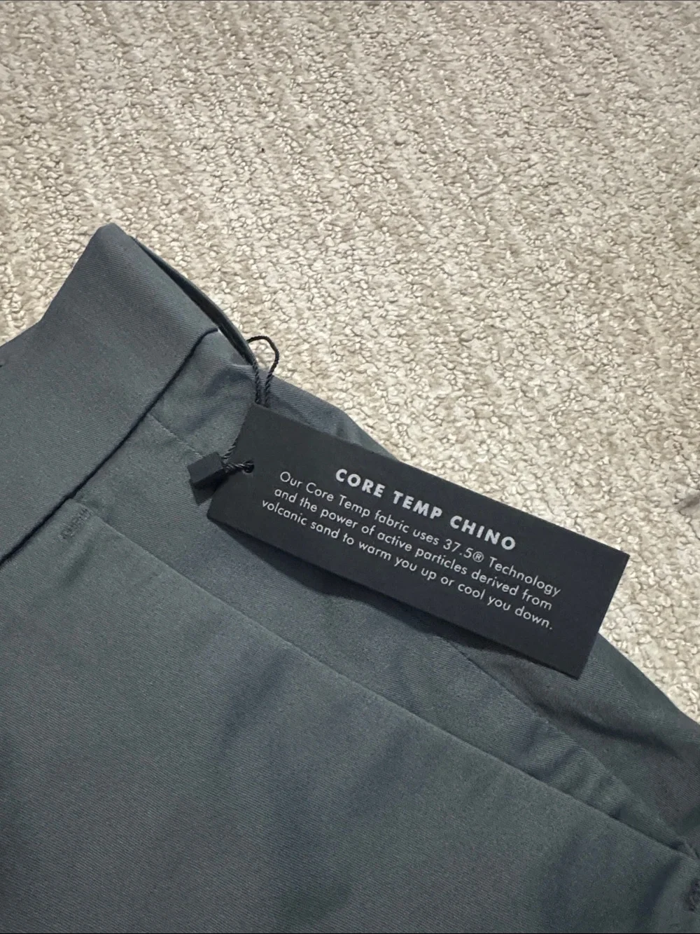 Banana Republic Mens 36 Dark Gray Core Temp Chino Shorts 9